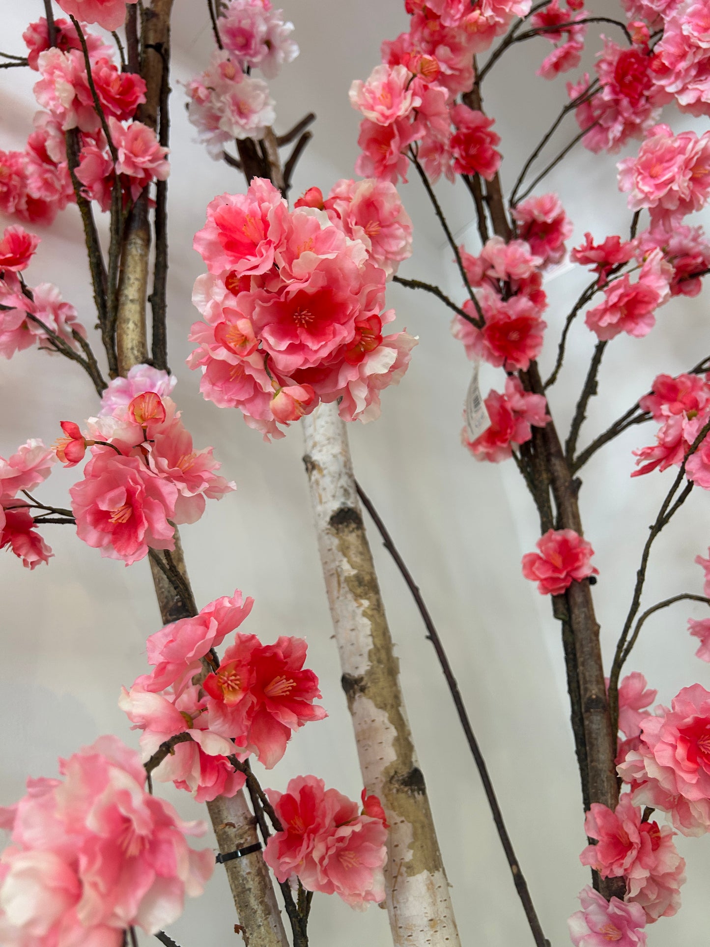 Ramo Artificiale di Pesco Giapponese Sakura Rosa Scuro H105 cm EDG - Enzo De Gasperi