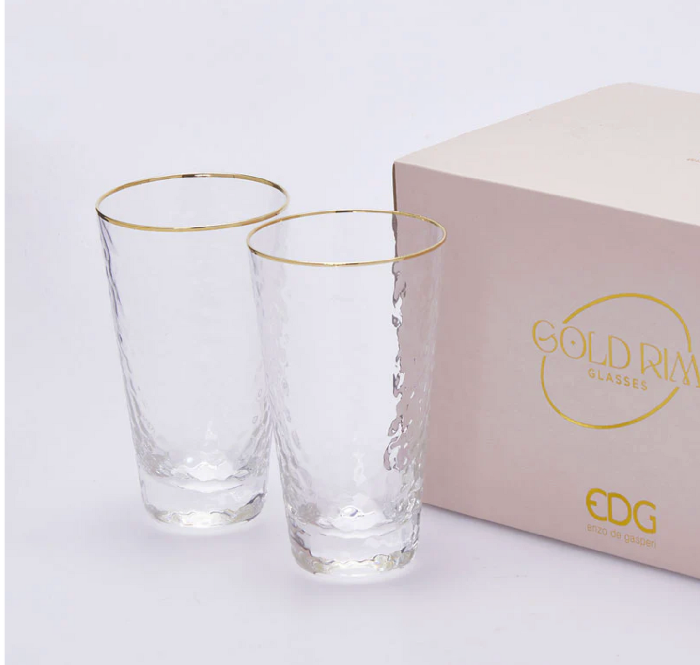 Set 6 Bicchieri Goldrim 490 ml - EDG - Enzo De Gasperi