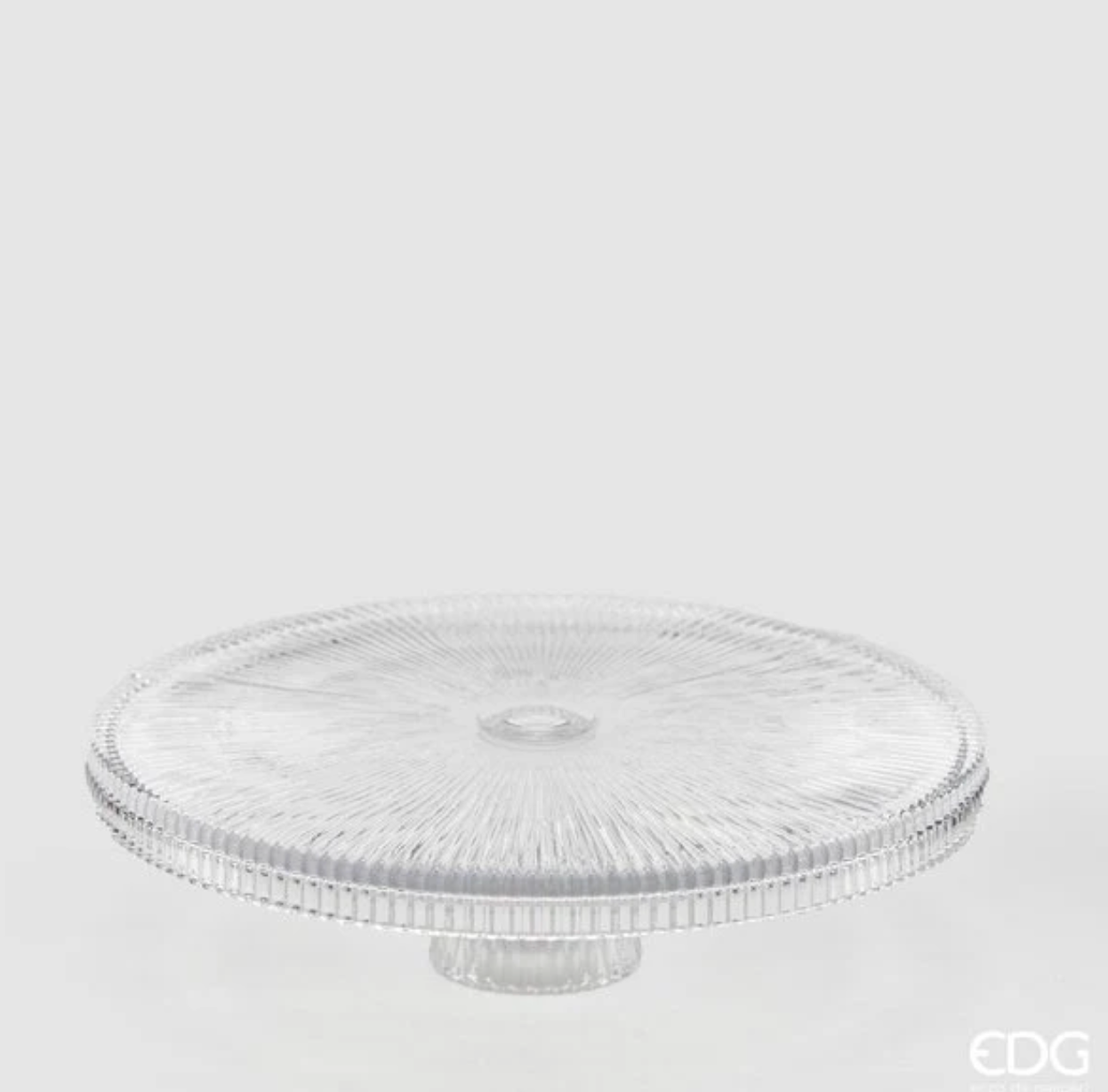 Alzata Rotonda con Bordo Cappett. H 6,5 Cm D 25 Cm EDG - Enzo De Gasperi