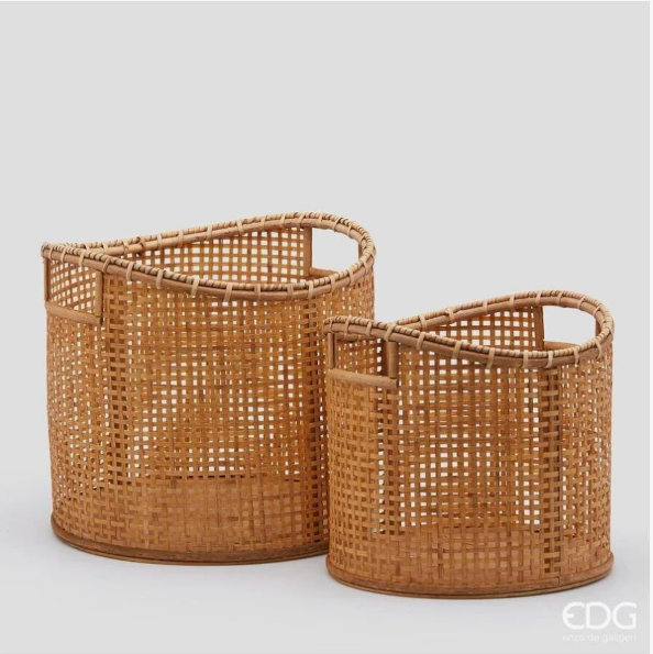 Cesto Bamboo Rotondo H37+32D EDG - Enzo De Gasperi