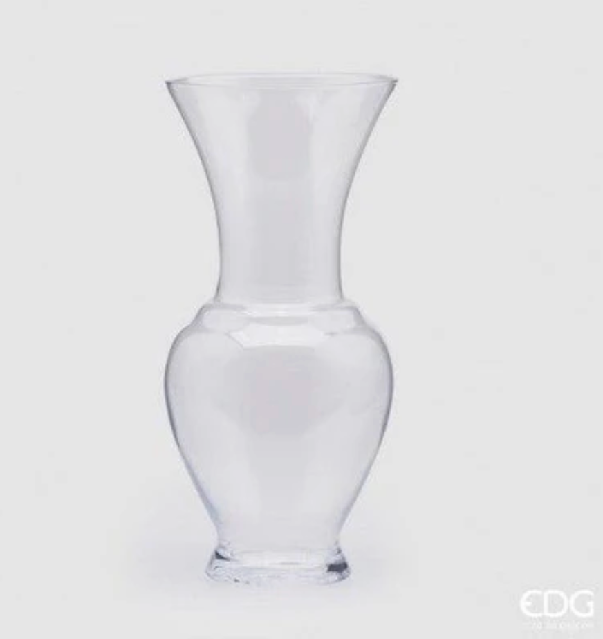Vaso vetro trasparente Anfora EDG - Enzo De Gasperi