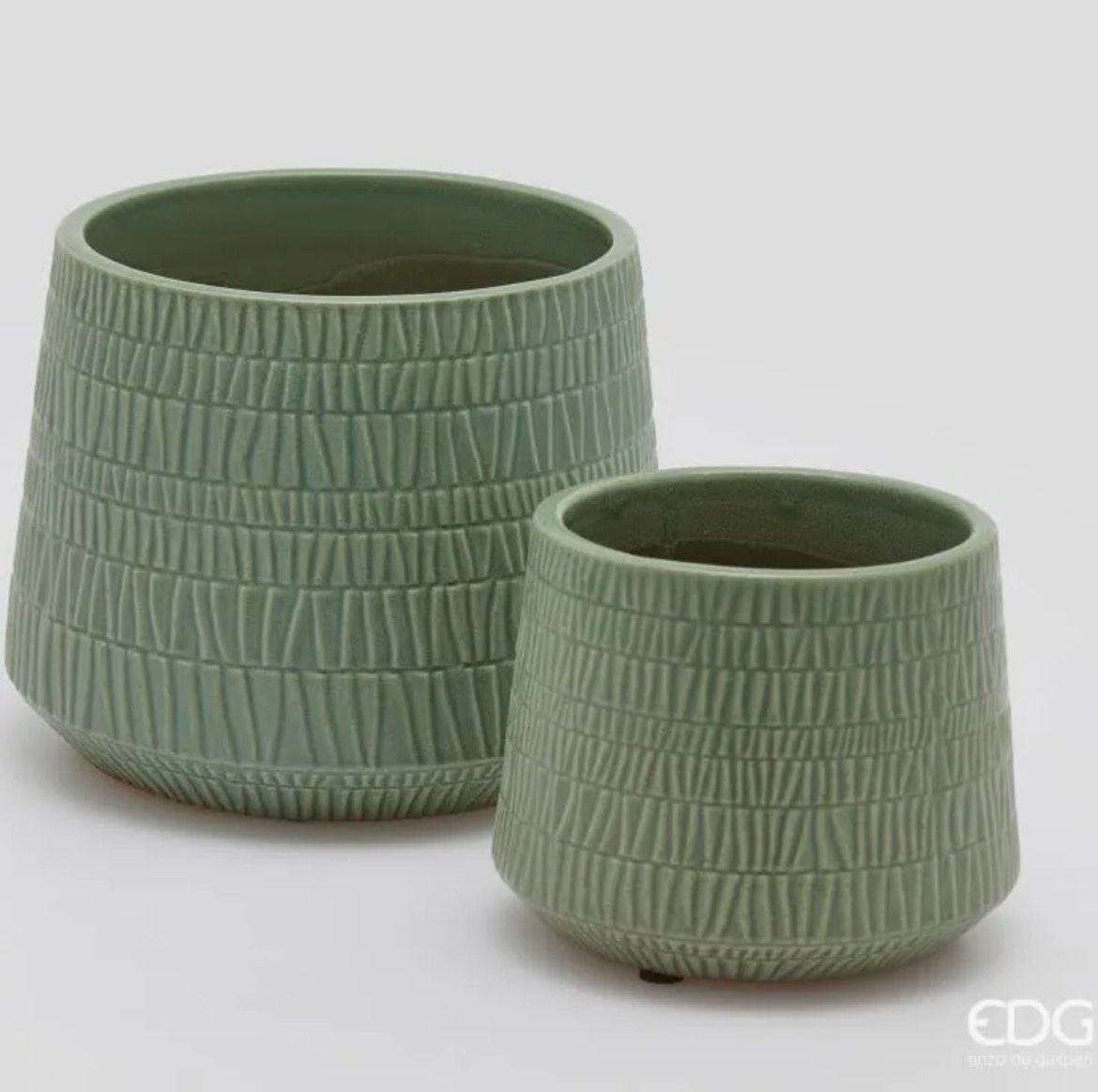 Vaso Cachepot Graffi H12CM D15CM- EDG - Enzo De Gasperi