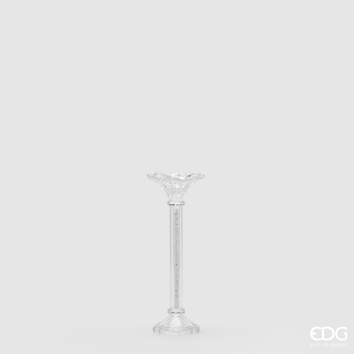 Portacandela Edg Crystal Fiore