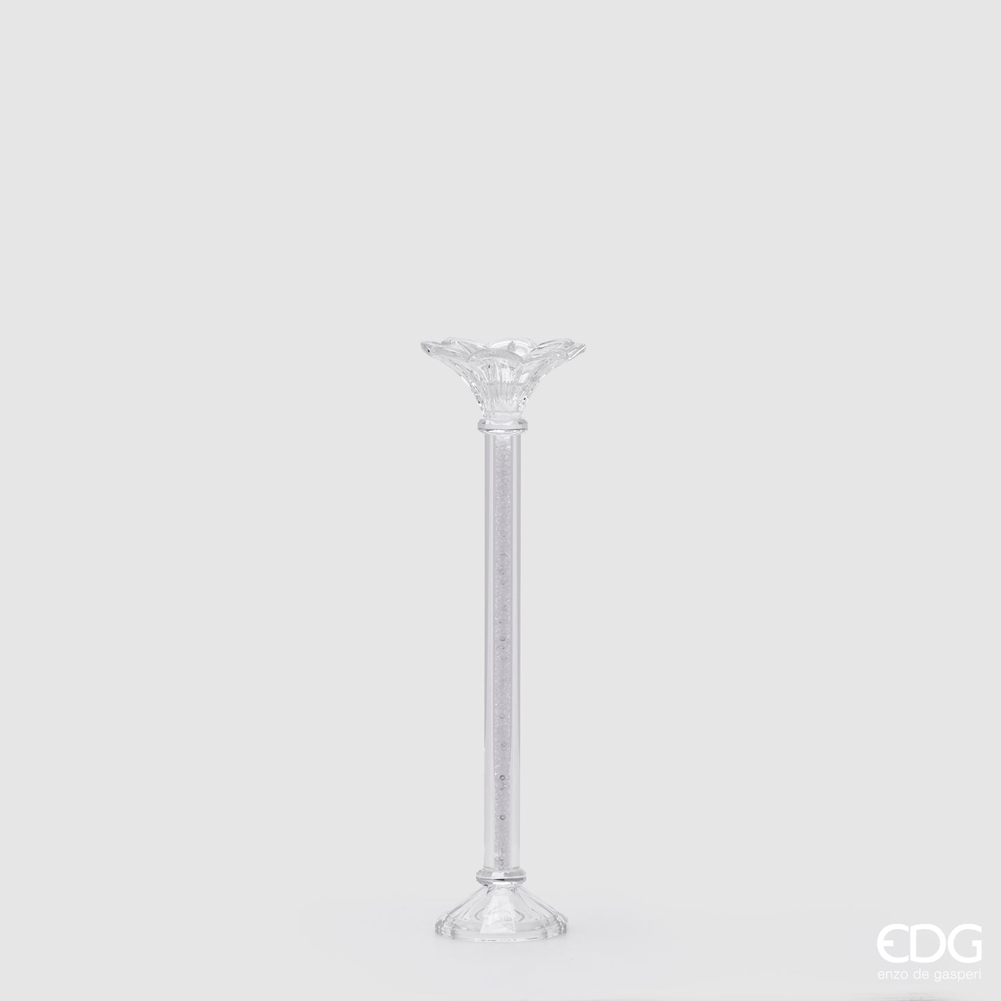 Portacandela Edg Crystal Fiore