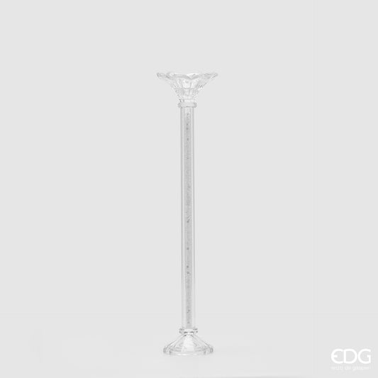 Portacandela Edg Crystal Fiore