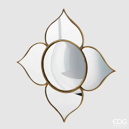 Specchio Fiore Convesso Gold- Edg D56