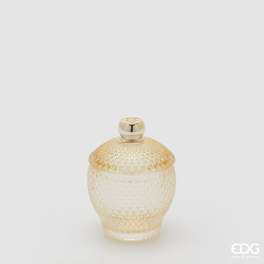 Contenitore Barattolo Decorativo Micro Quadretti H11,5 D8 EDG - Enzo De Gasperi