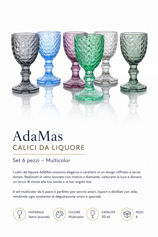 Calice Liquore Adams 7cl - Multicolor