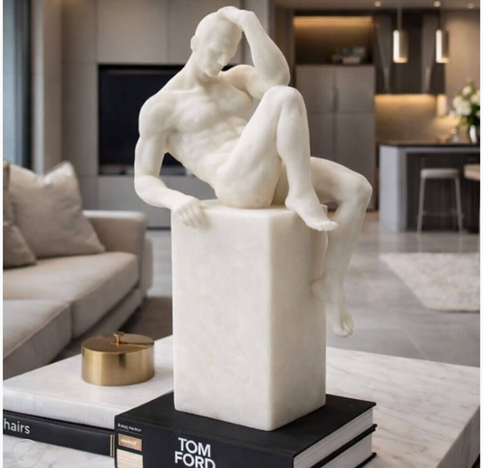 Scultura Adone Su Base H24 - EDG - Enzo De Gasperi