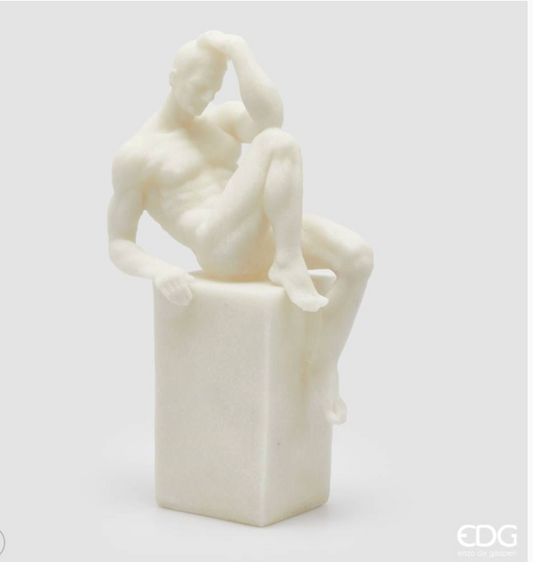 Scultura Adone Su Base H24 - EDG - Enzo De Gasperi