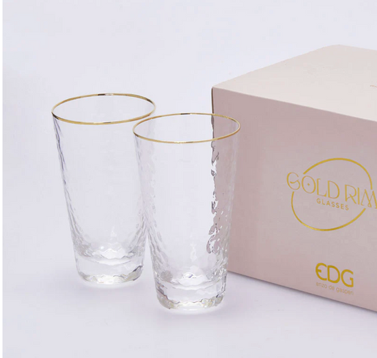Set 6 Bicchieri Goldrim 490 ml - EDG - Enzo De Gasperi