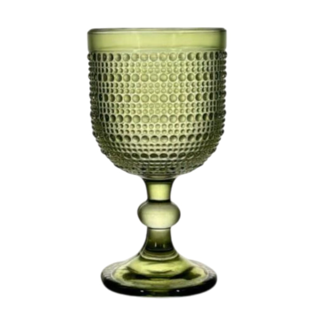 Set di 6 Calici 350ml Gioia - in Pasta di Vetro Colorata