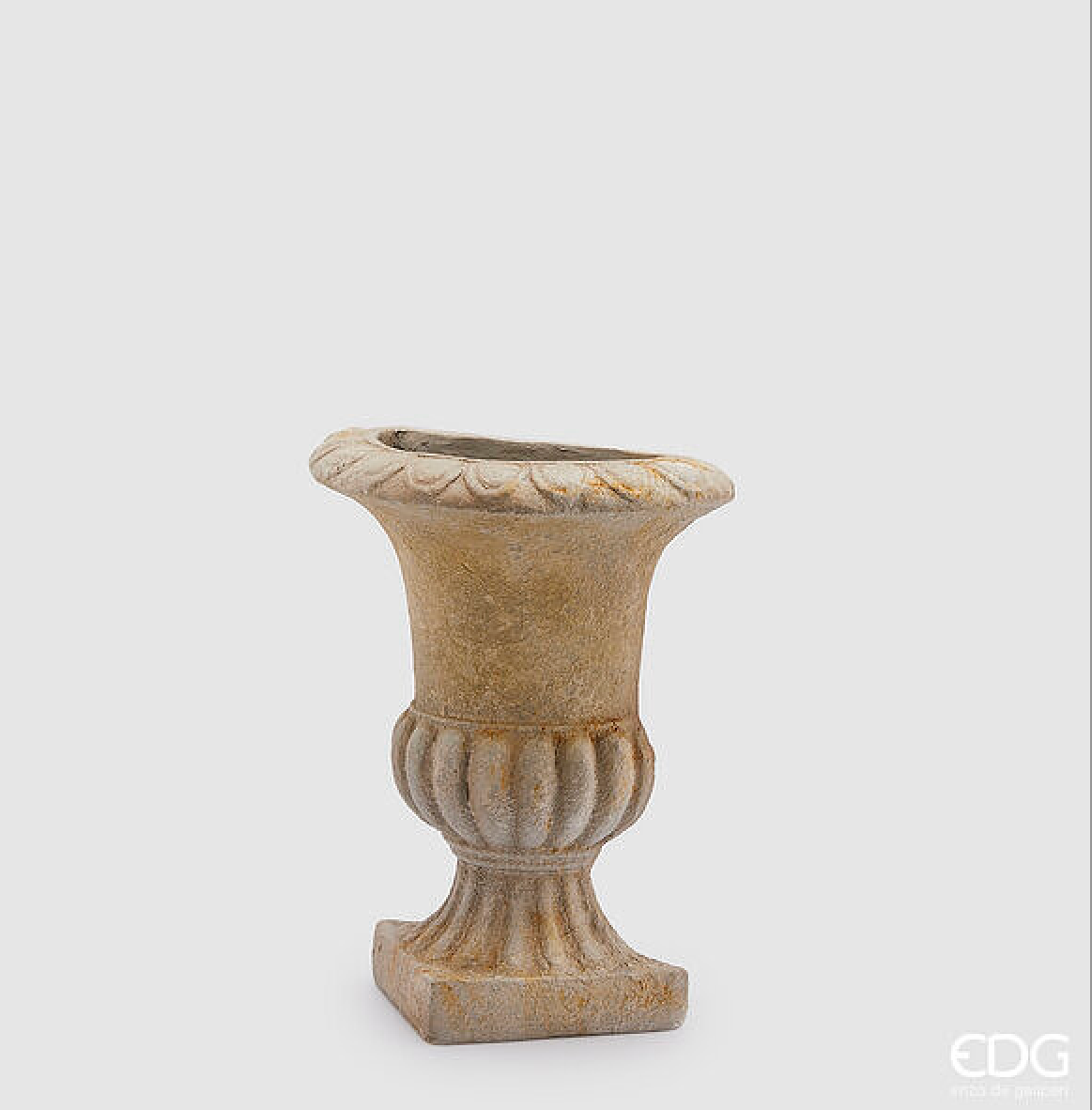 Vaso da Parete Coppa H 57 Cm L 47 Cm L 23 Cm Ivory EDG - Enzo De Gasperi