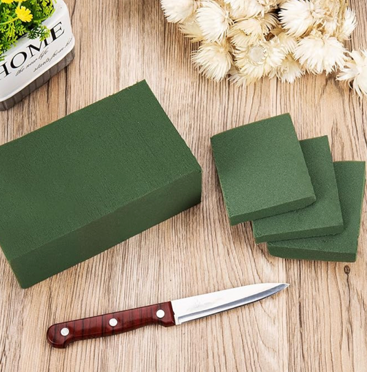 Spugna Verde per Composizione Fiori Freschi e Artificiali 1 pezzo