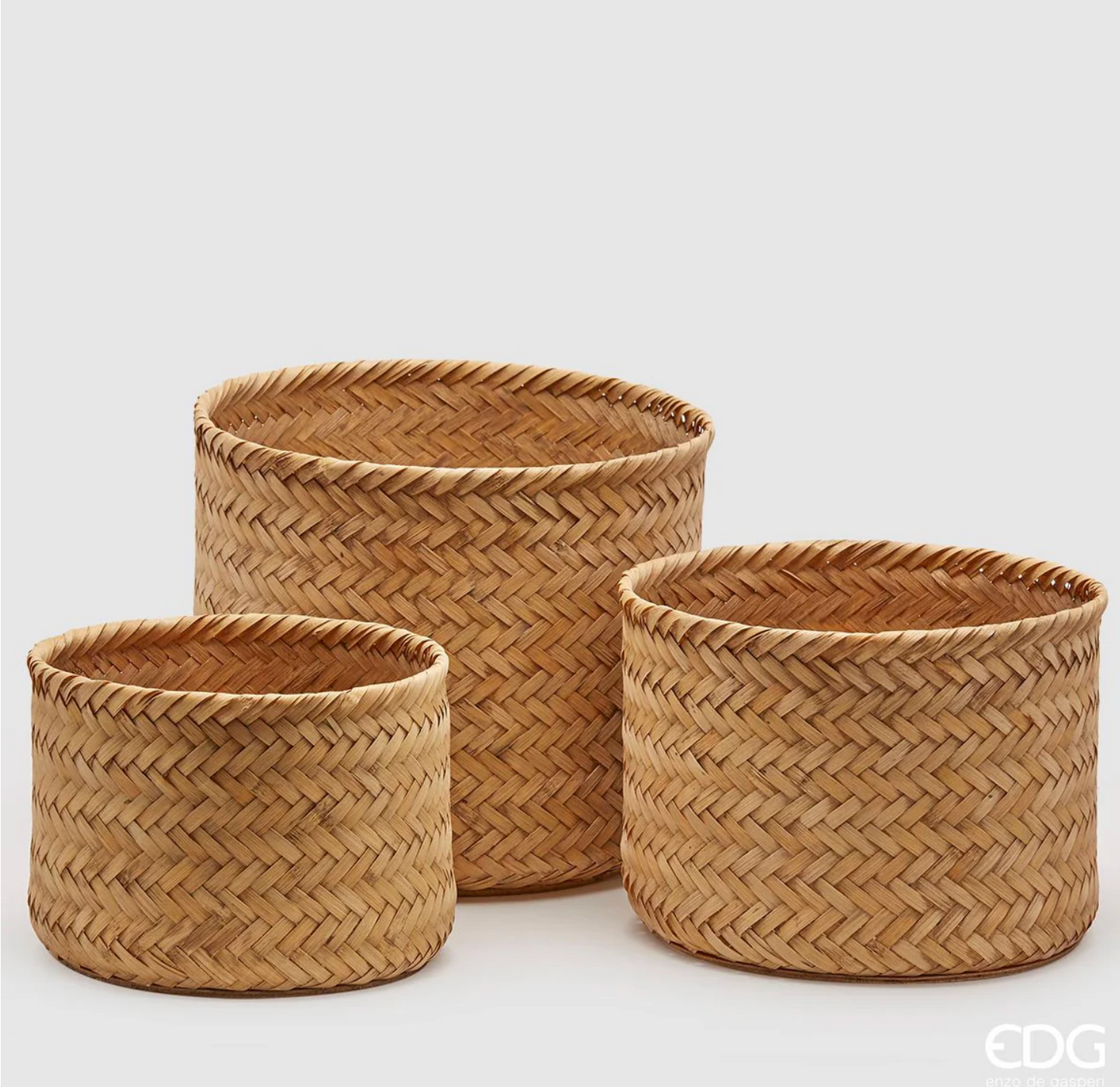 Set Cesto Rotondo 4pezzi Bamboo EDG- Enzo De Gasperi