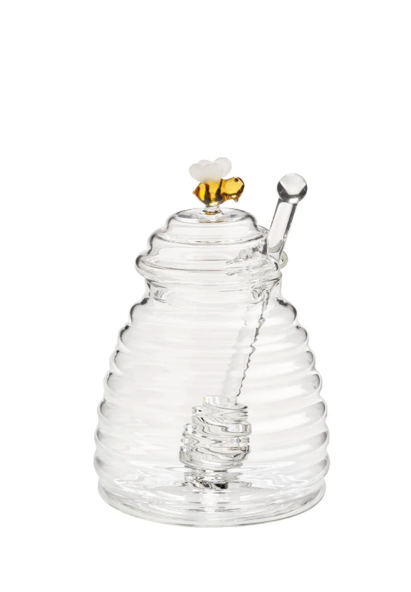 Contenitore Miele con Coperchio e Dosatore 435 ml di Galbiati Milano