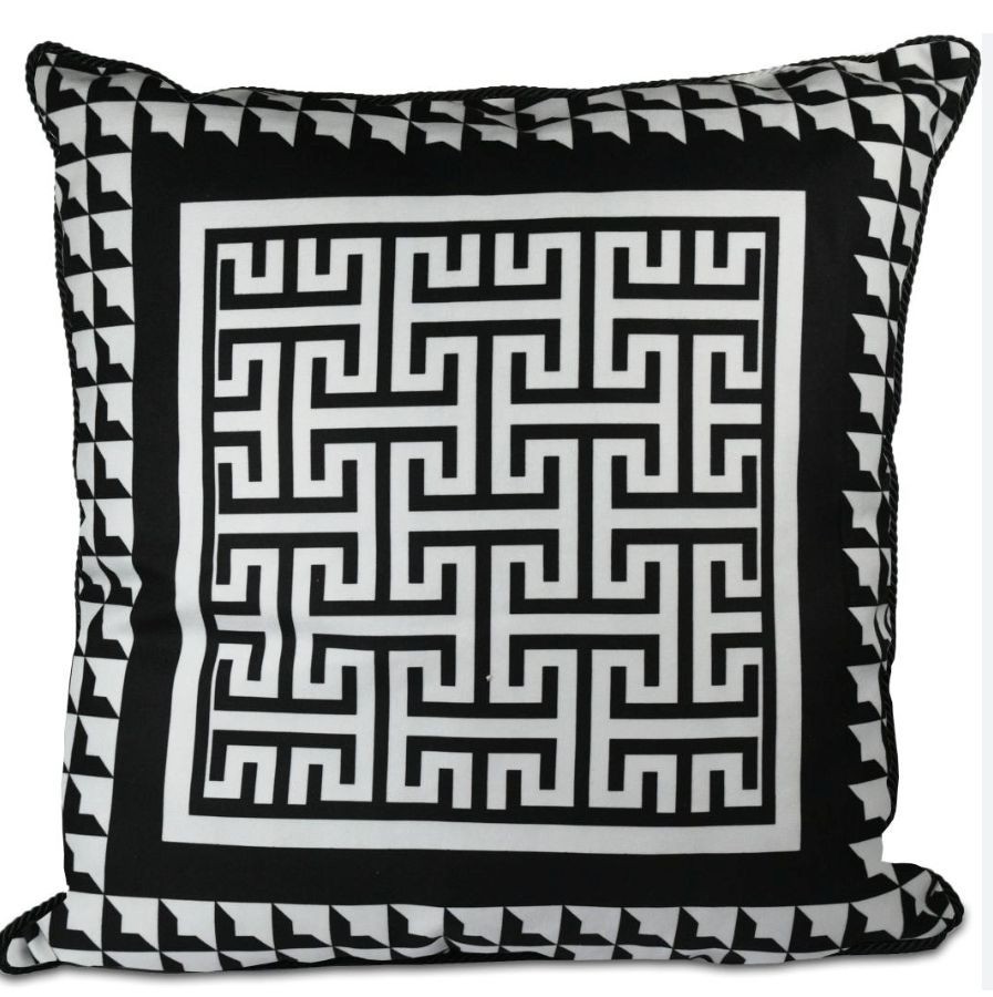 Cuscino In Velluto Optical 60x60 Baci Milano