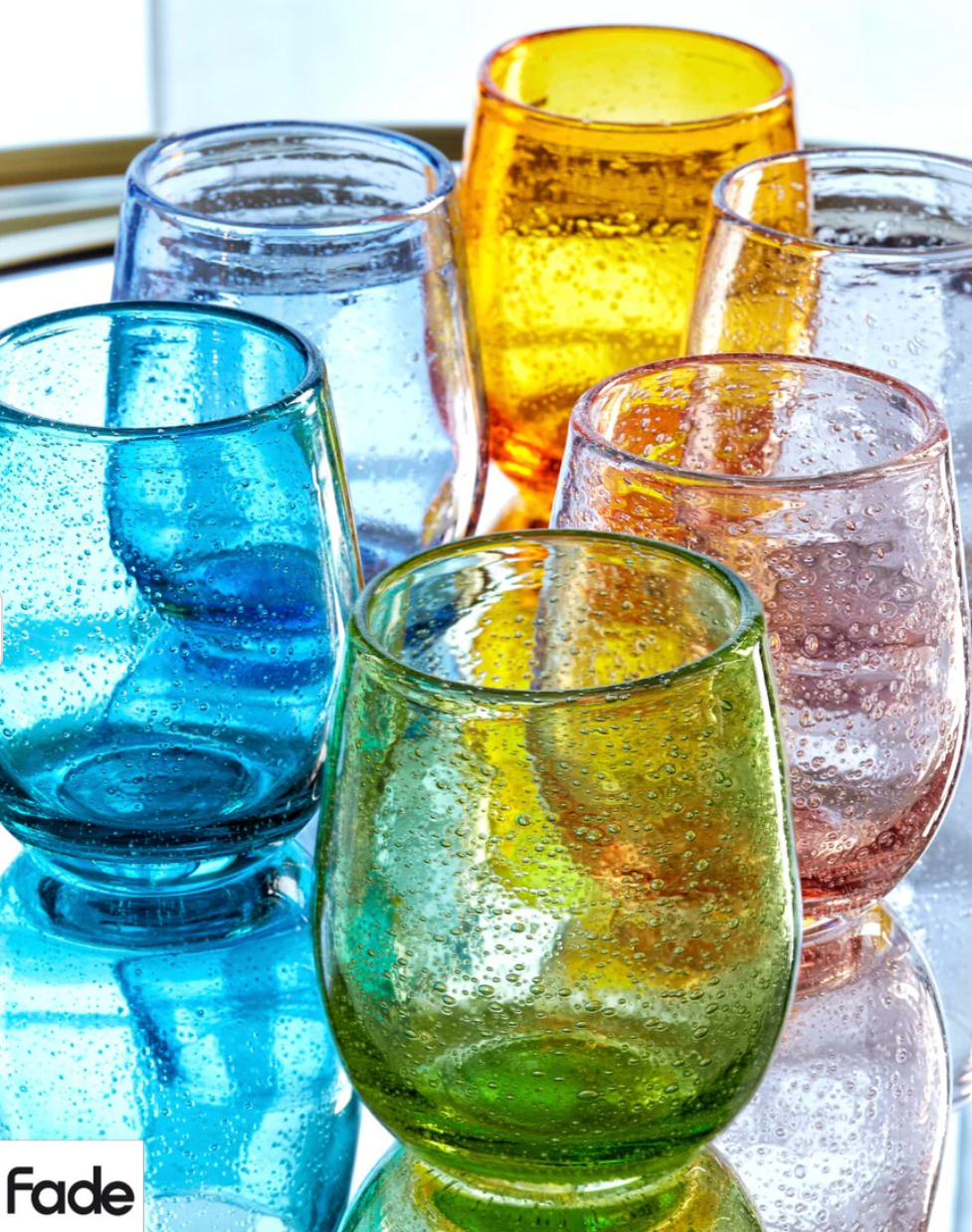 Fade Bicchiere Bubble 6 Pz Multicolor 300 Ml Confezione