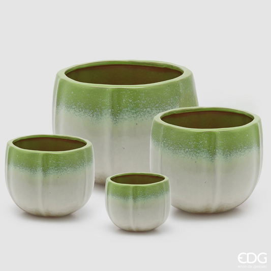 Vaso Atlas Spicchi Verde EDG - Enzo De Gasperi