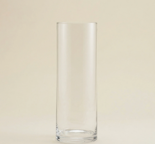 Vaso Cilindro in Vetro – Enzo De Gasperi H 50 cm × Ø 18 cm