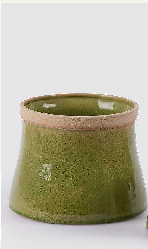 Vaso Cachepot Bicolor Ceramica Waterproof EDG - Enzo De Gasperi