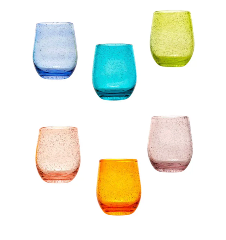 Fade Bicchiere Bubble 6 Pz Multicolor 300 Ml Confezione