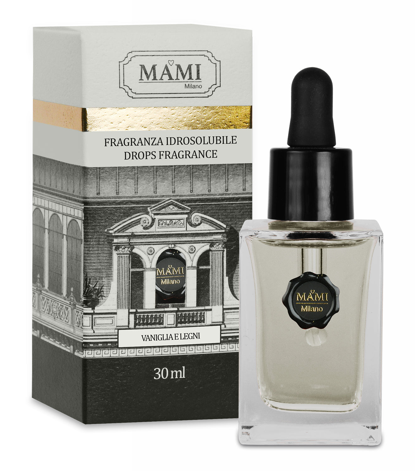 Fragranza Idrosolubile - Vaniglia e Legni 30 ML Mami Milano
