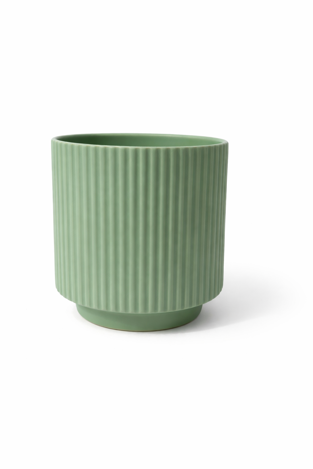 Vaso Decorativo Icona Bellomia – Ceramica Rigata Ø14 × H14 cm