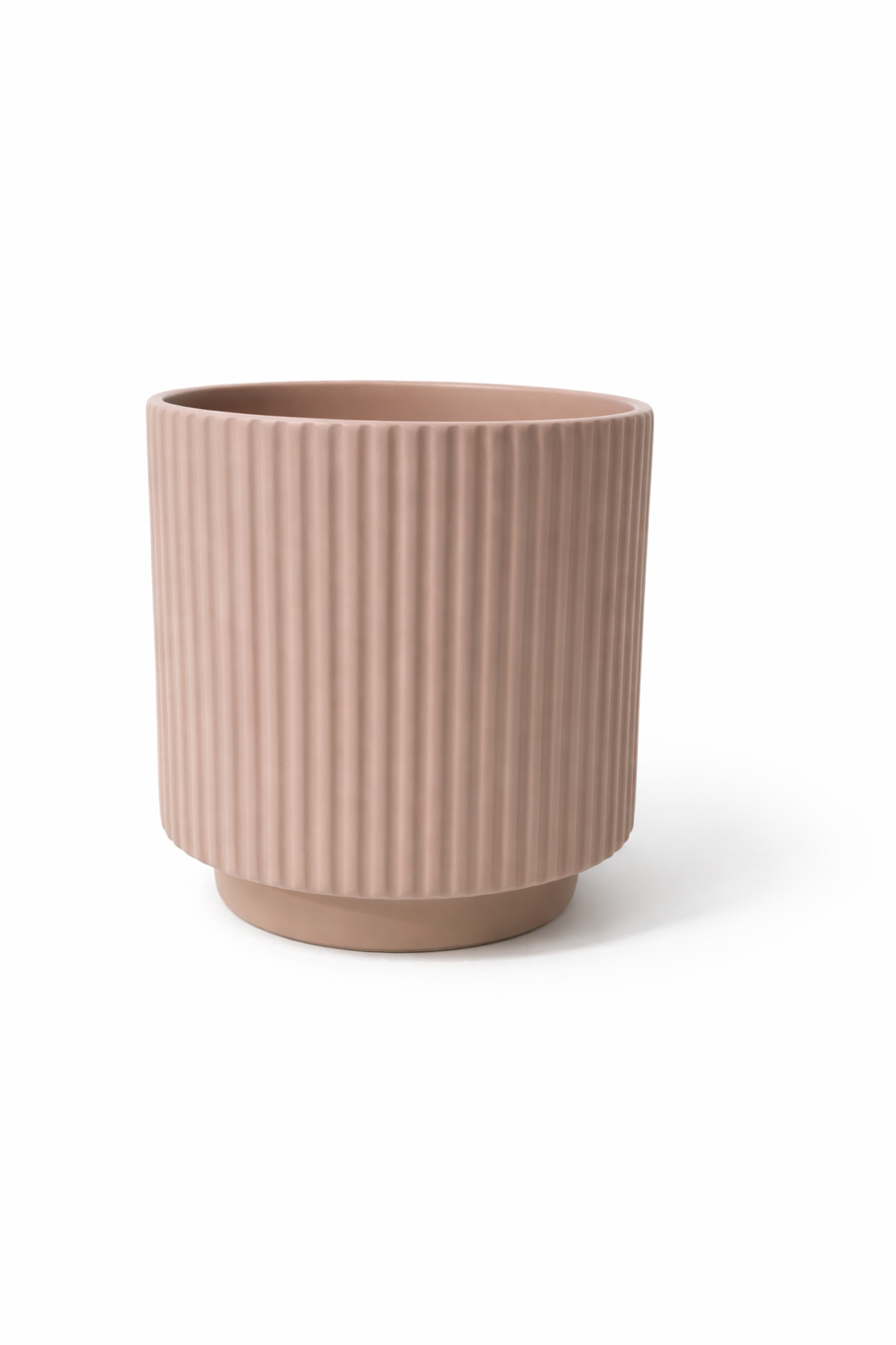 Vaso Decorativo Icona Bellomia – Ceramica Rigata Ø14 × H14 cm