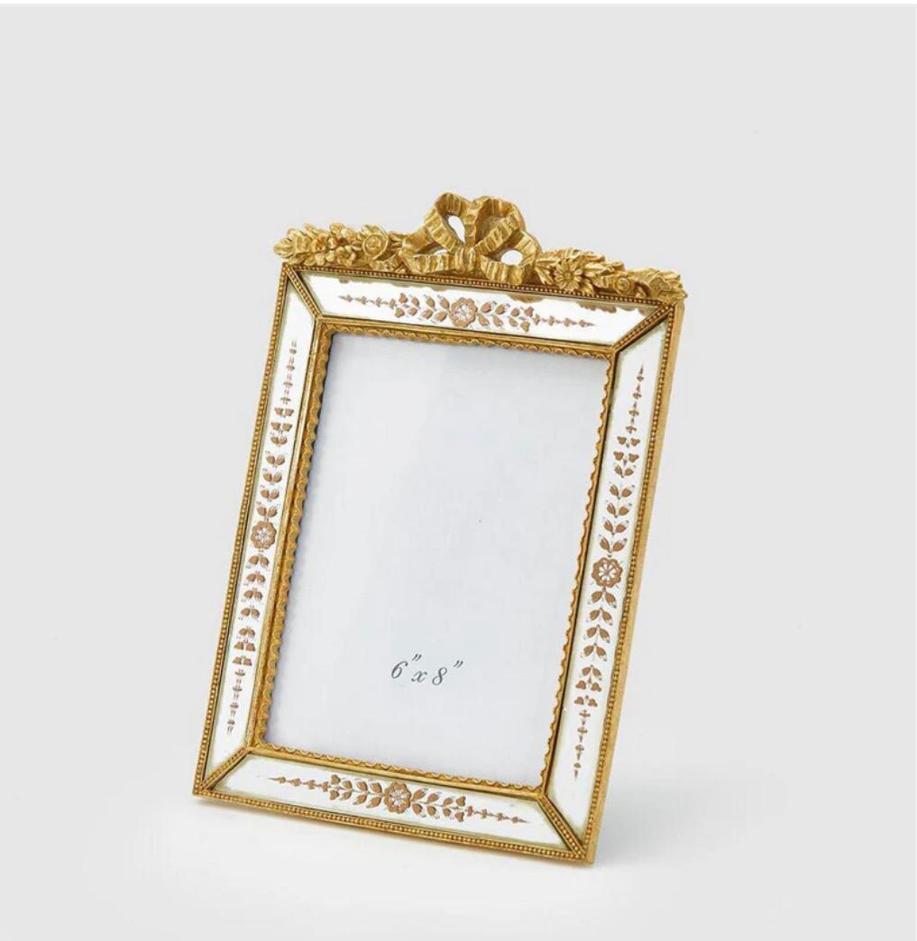 Portafoto Cornice Specchio 29x20 cm (Interno 20x15cm) Oro EDG Enzo De Gasperi