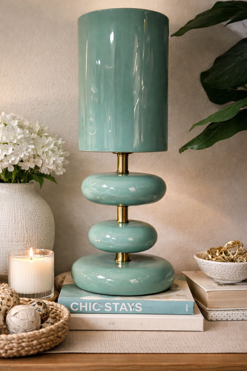 Lampada da tavolo Strati H47 cm D15 cm EDG - Enzo De Gasperi