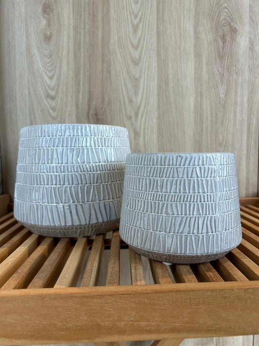 Vaso Cachepot Graffi H12CM D15CM- EDG - Enzo De Gasperi