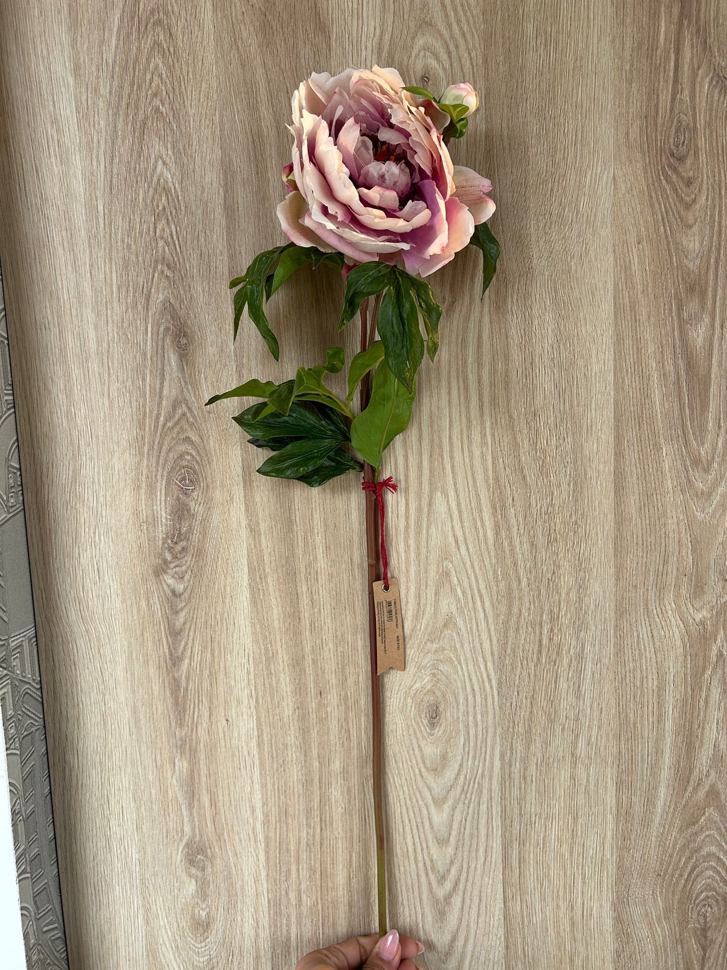 Fiore Peonia Dea Artificiale H66cm EDG - Enzo De Gasperi
