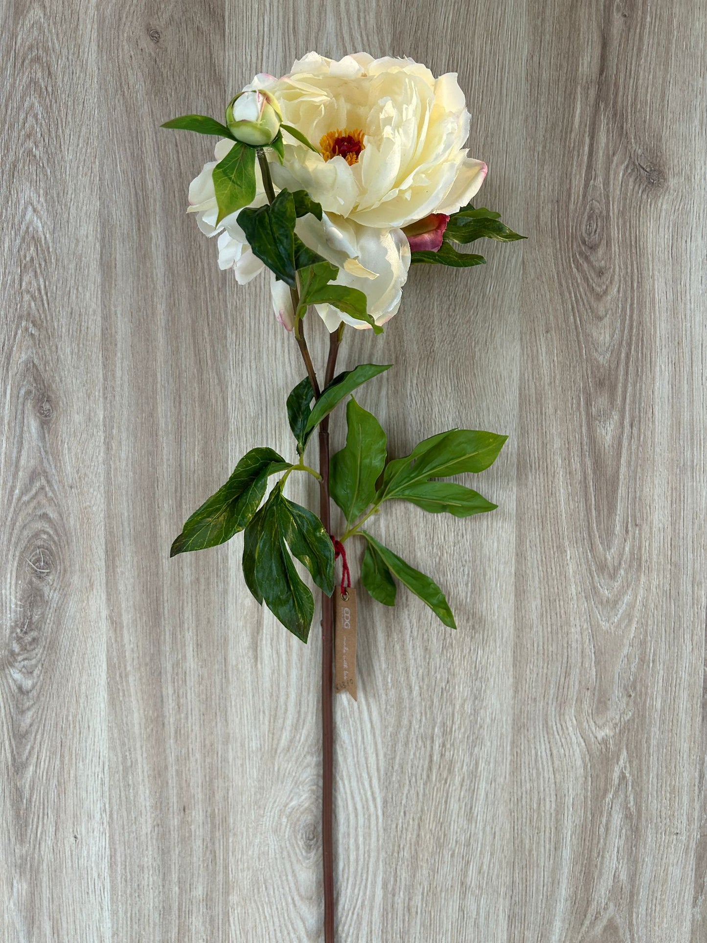 Fiore Peonia Dea Artificiale H66cm EDG - Enzo De Gasperi